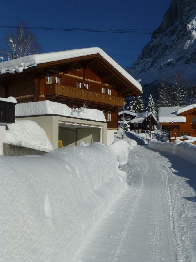 Chalet Verbrunnenhaus Grindelwald Apartment ภายนอก รูปภาพ